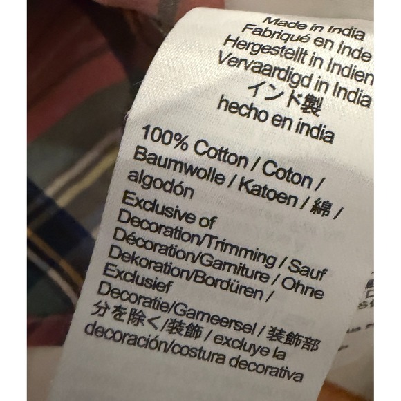 J. Crew Snowy Stewart Tartan Plaid Poplin Wm S Smocked Puff Sleeve Holiday Shirt - Picture 9 of 10